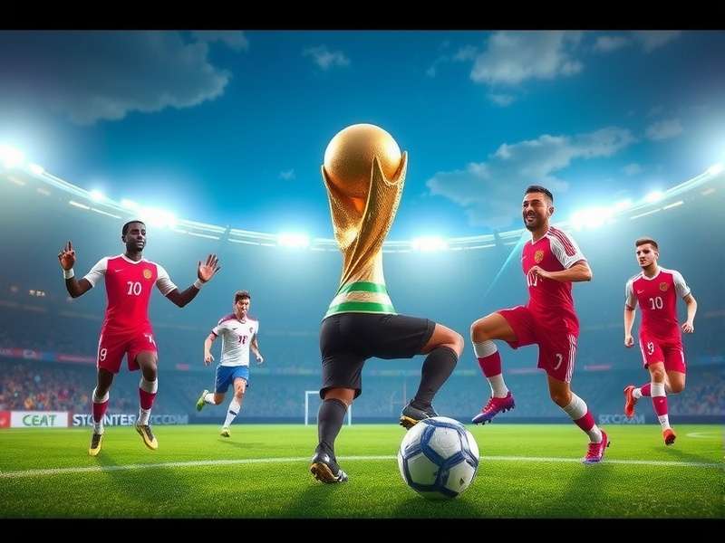 Collage of iconic FIFA World Cup singers and album covers