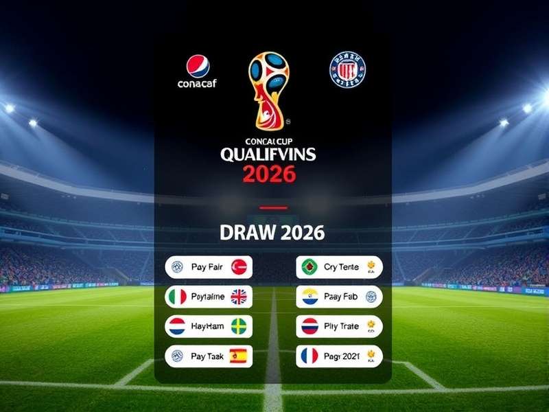 CONCACAF World Cup Qualifying 2026 Draw Ceremony Visual