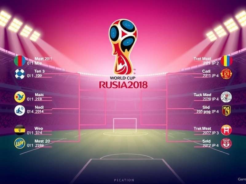 Interactive map showing World Cup 2026 bracket with host city locations across North America