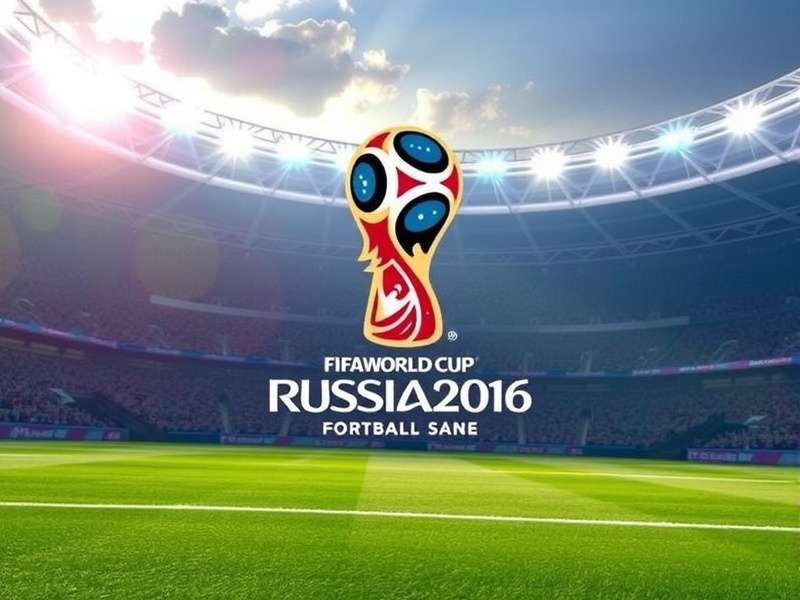 FIFA World Cup stadium with fans cheering