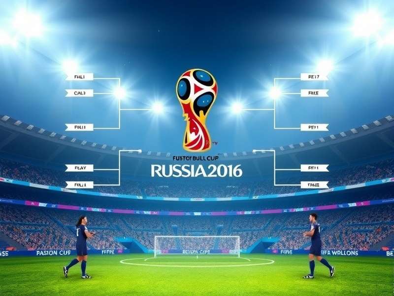 FIFA World Cup stadium filled with enthusiastic football fans