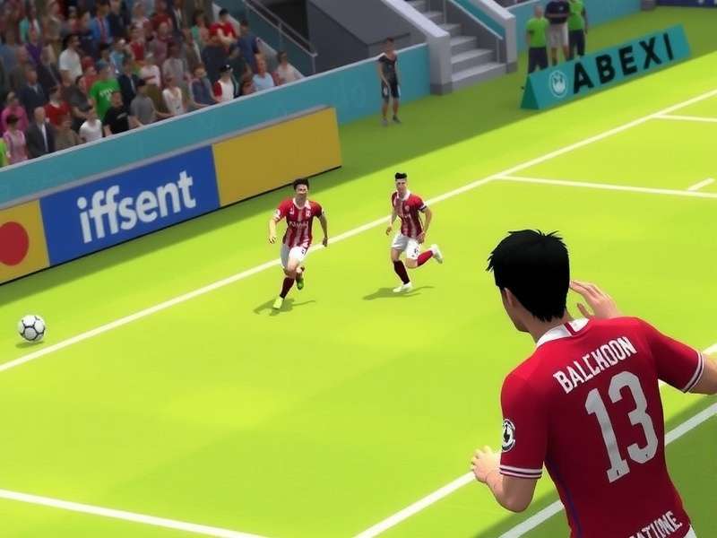 Football stadium with fans during a World Cup match