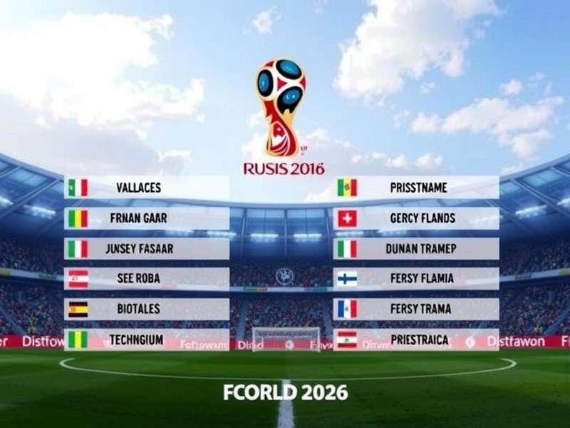 2026 FIFA World Cup Groups and Schedule Infographic