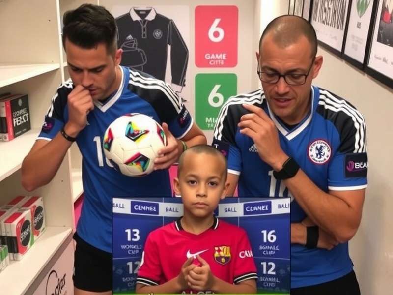 World Cup trophy surrounded by flags of participating nations