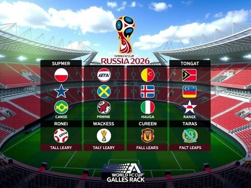 Map of 2026 FIFA World Cup host cities across North America