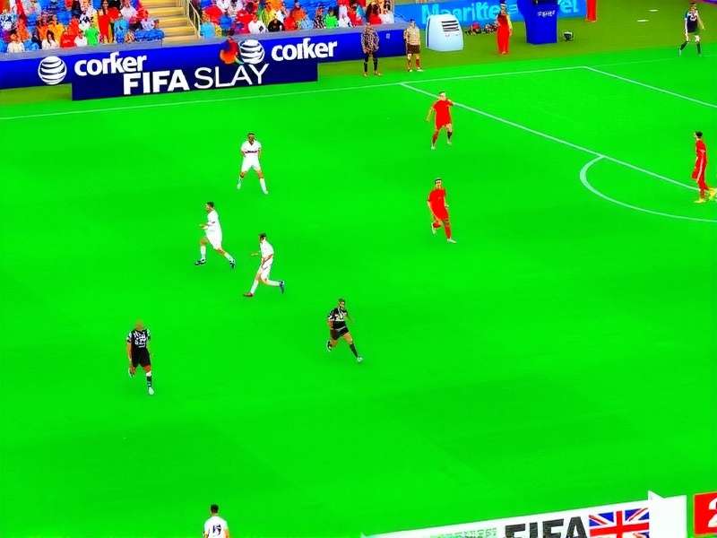 Lusail Stadium illuminated during the FIFA World Cup 2022 Final match