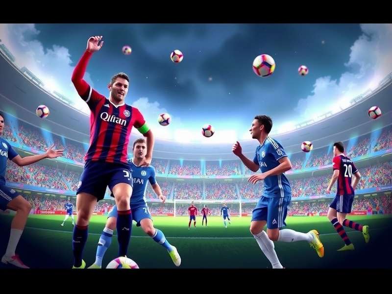 Celebrating football players after a crucial World Cup qualification match