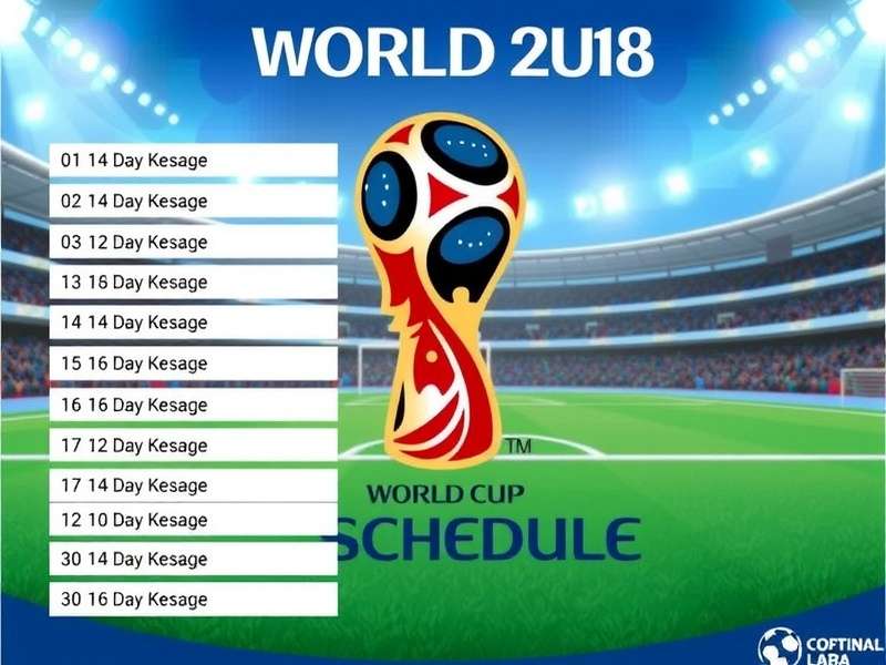 FIFA World Cup 2026 Schedule visualized on a global map with stadium highlights