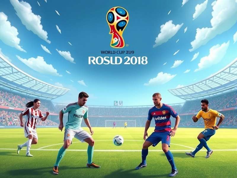 World Cup football teams lining up before a match