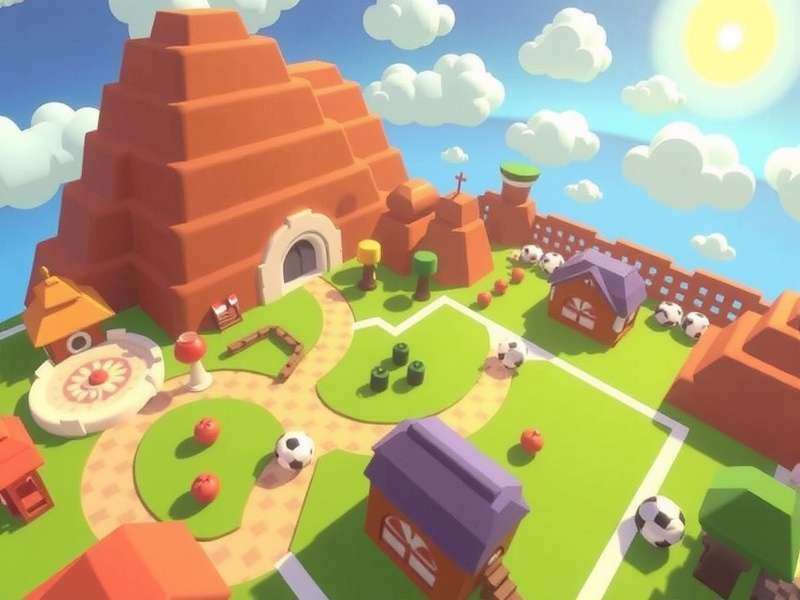 Gameplay screenshot of A Small World Cup Unblocked showing a football match