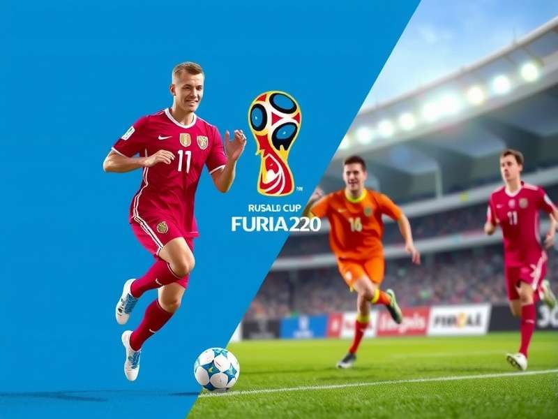 Fifa World Cup U20 match action with young players competing