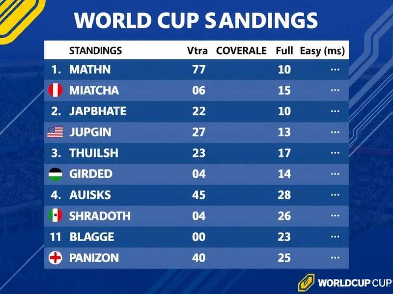 Dynamic view of a packed football stadium during a major World Cup match