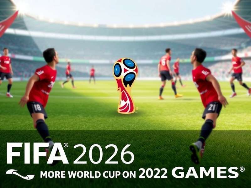 Fifa World Cup 2026 stadium with fans cheering