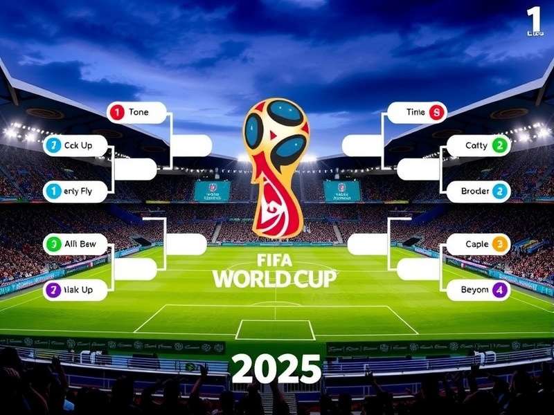 Fifa Club World Cup 2025 Bracket overview showing 32 teams in group stage and knockout rounds