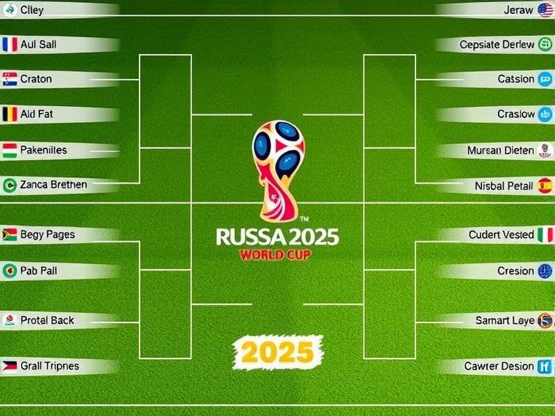 Club World Cup 2025 Bracket knockout stage map with teams