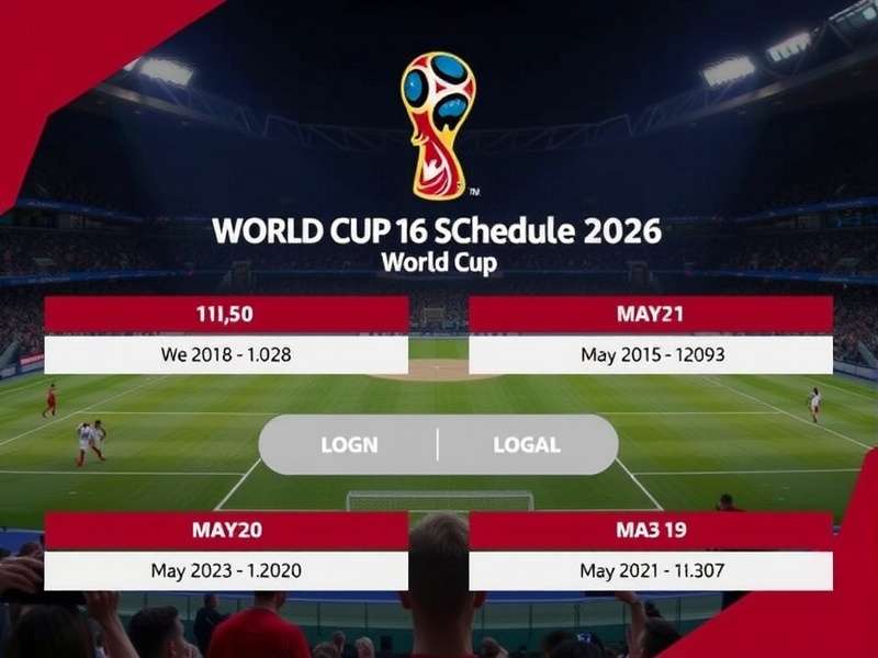 World Cup 2026 stadium concept with fans celebrating under floodlights