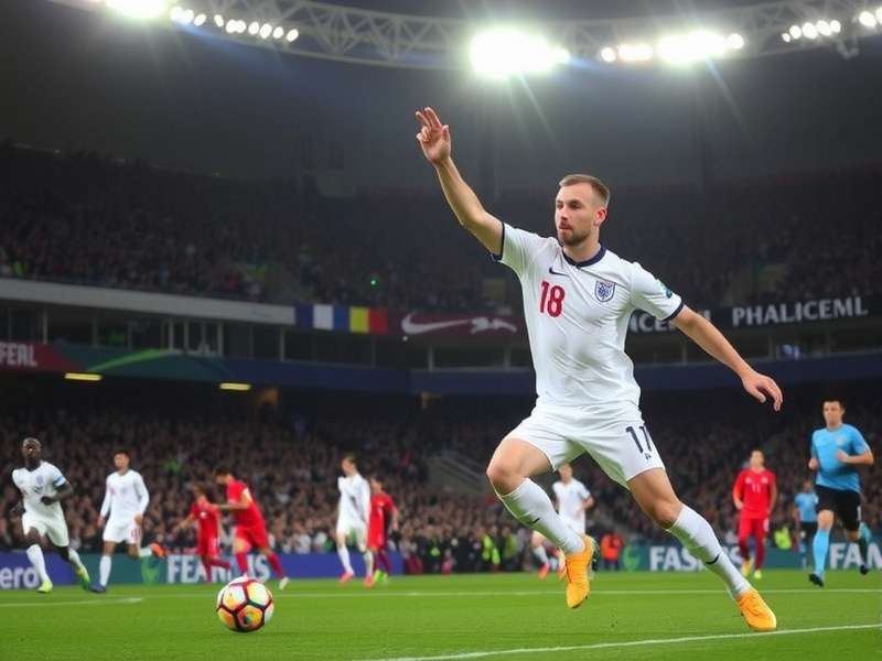 England World Cup – Three Lions team celebrating with trophy