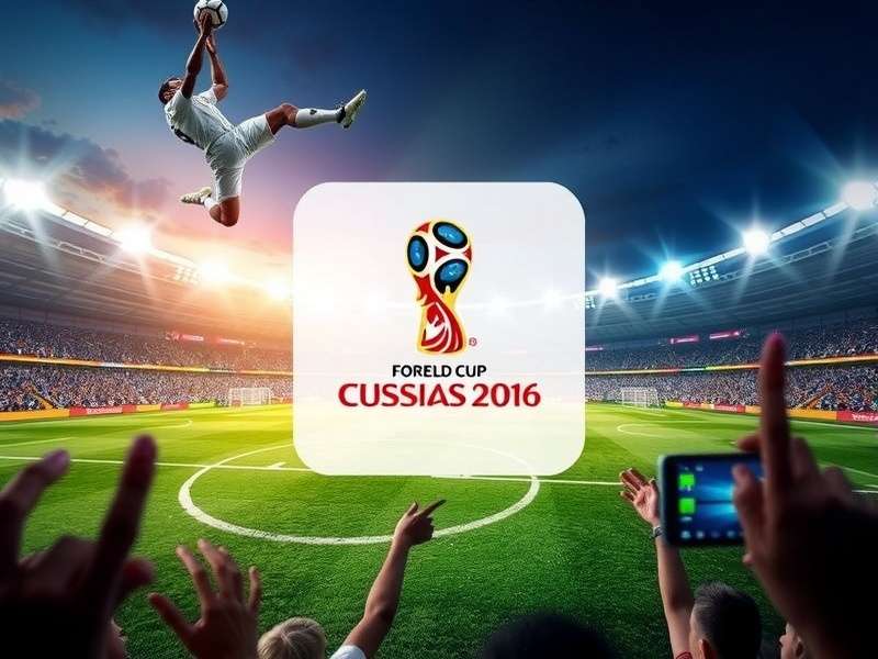 FIFA World Cup 2026 official branding with ticket registration information