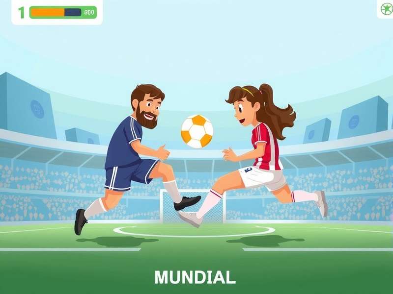 Mundial - World Cup 2026 concept art with globe and football stadium silhouette